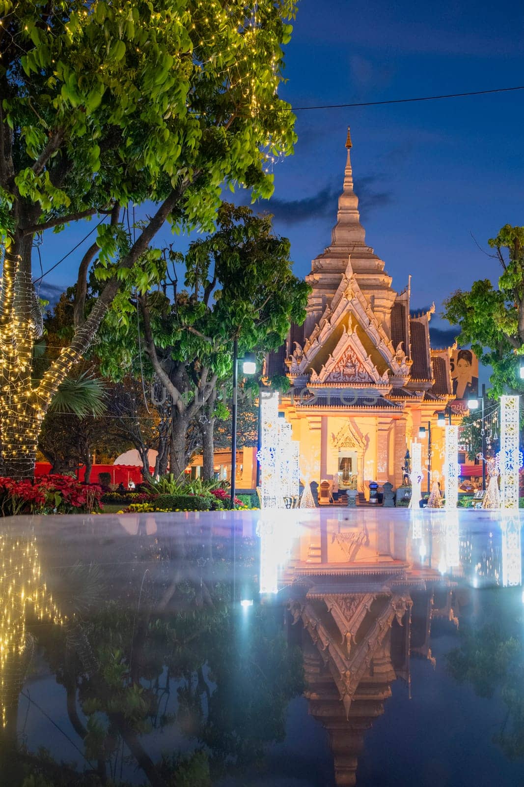 City Pillar Shrine in City Centre of Khon Kaen and Province Khon Kaen in Thailand. Thailand, Khon Kaen, December, 8, 2024
