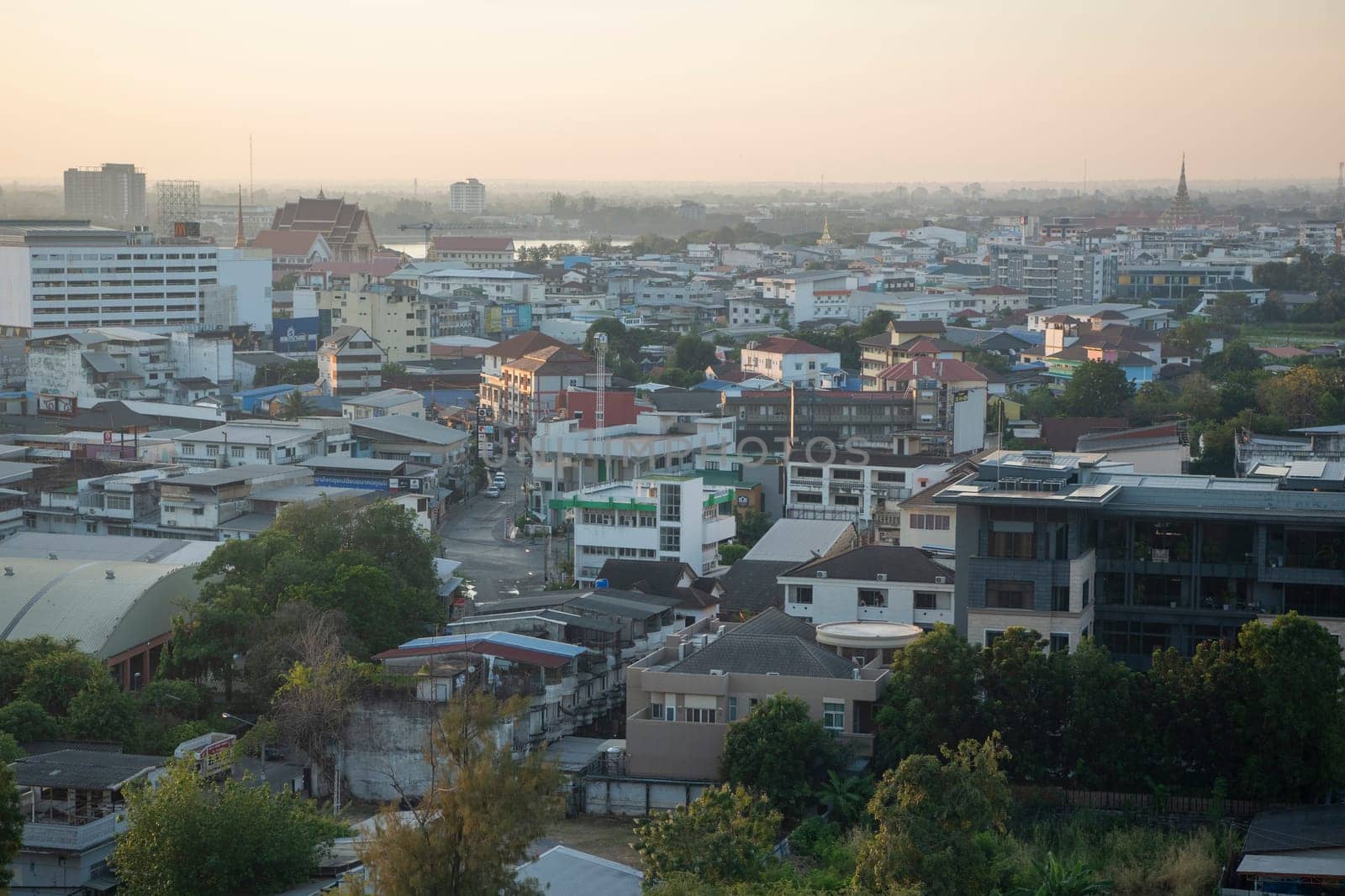 view over the City Centre of Khon Kaen Province Khon Kaen in Thailand. Thailand, Khon Kaen, December, 4, 2024