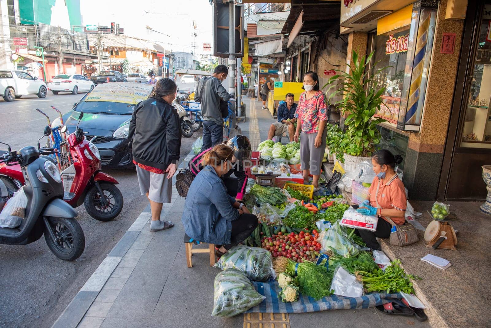 Municipal Fresh Market in City Centre of Khon Kaen and Province Khon Kaen in Thailand. Thailand, Khon Kaen, December, 4, 2024