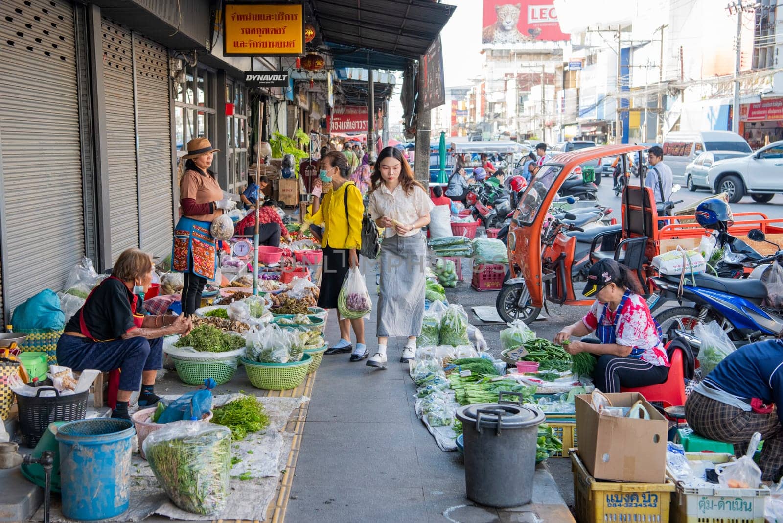 Municipal Fresh Market in City Centre of Khon Kaen and Province Khon Kaen in Thailand. Thailand, Khon Kaen, December, 4, 2024
