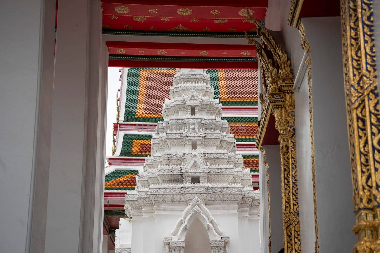 Wat Maha Phruettharam Worawihan in Bang Rak in City of Bangkok in Thailand.  Thailand, Bangkok, November, 6, 2024.