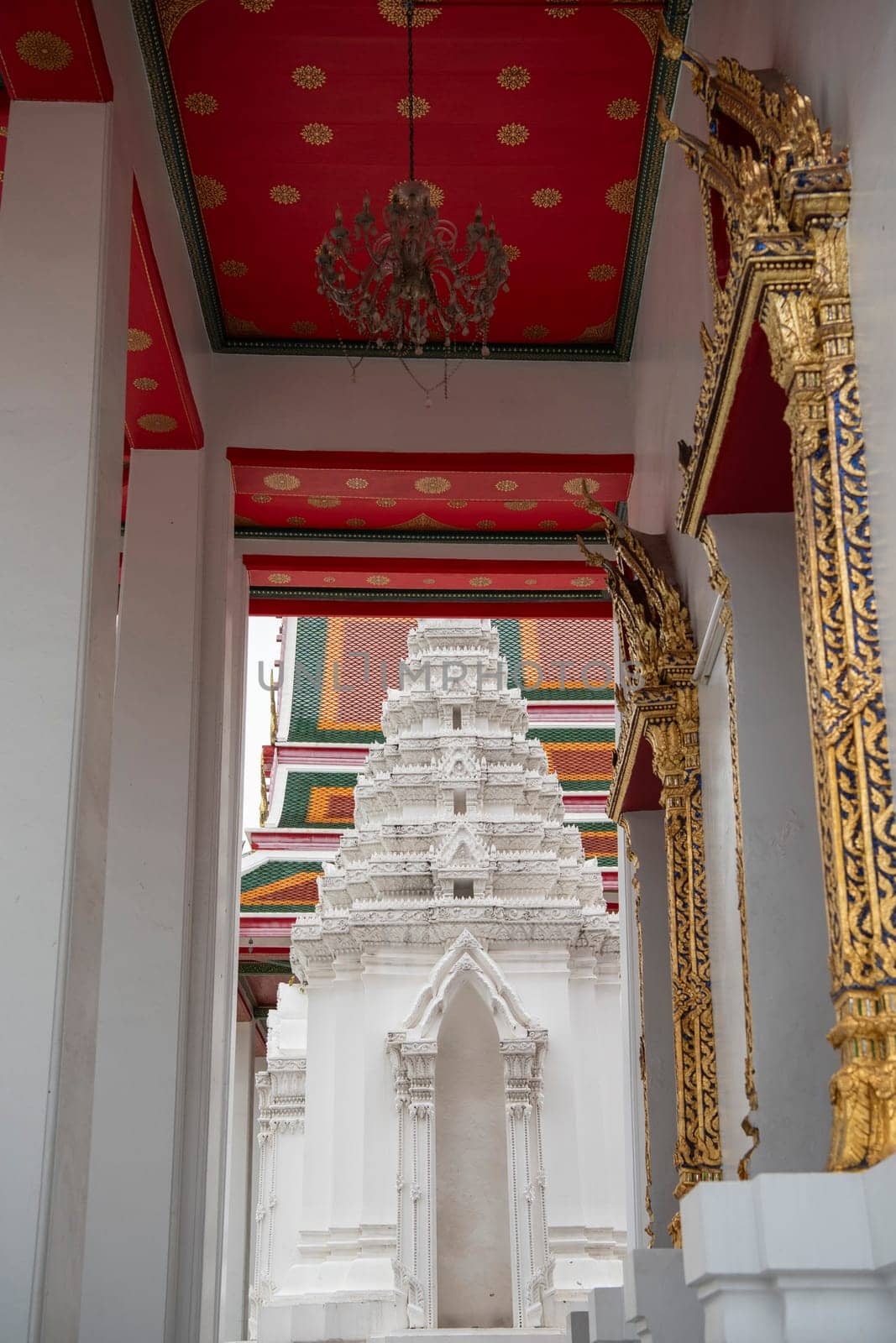 Wat Maha Phruettharam Worawihan in Bang Rak in City of Bangkok in Thailand.  Thailand, Bangkok, November, 6, 2024.