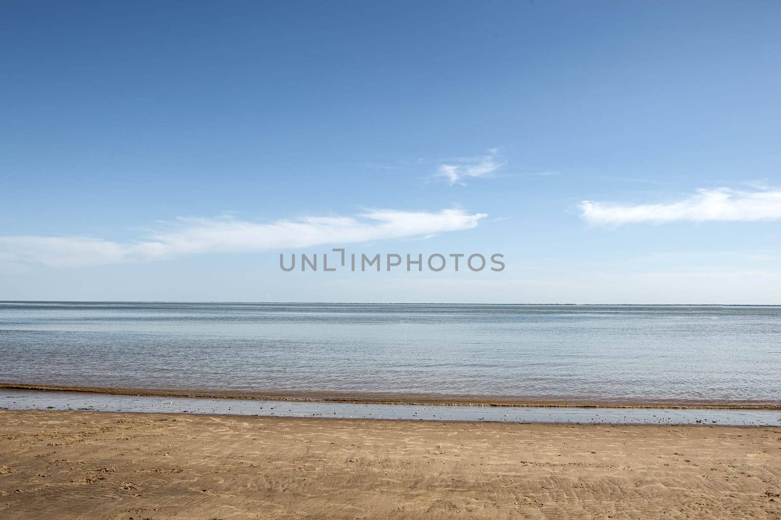 French beach on Atlantic ocean