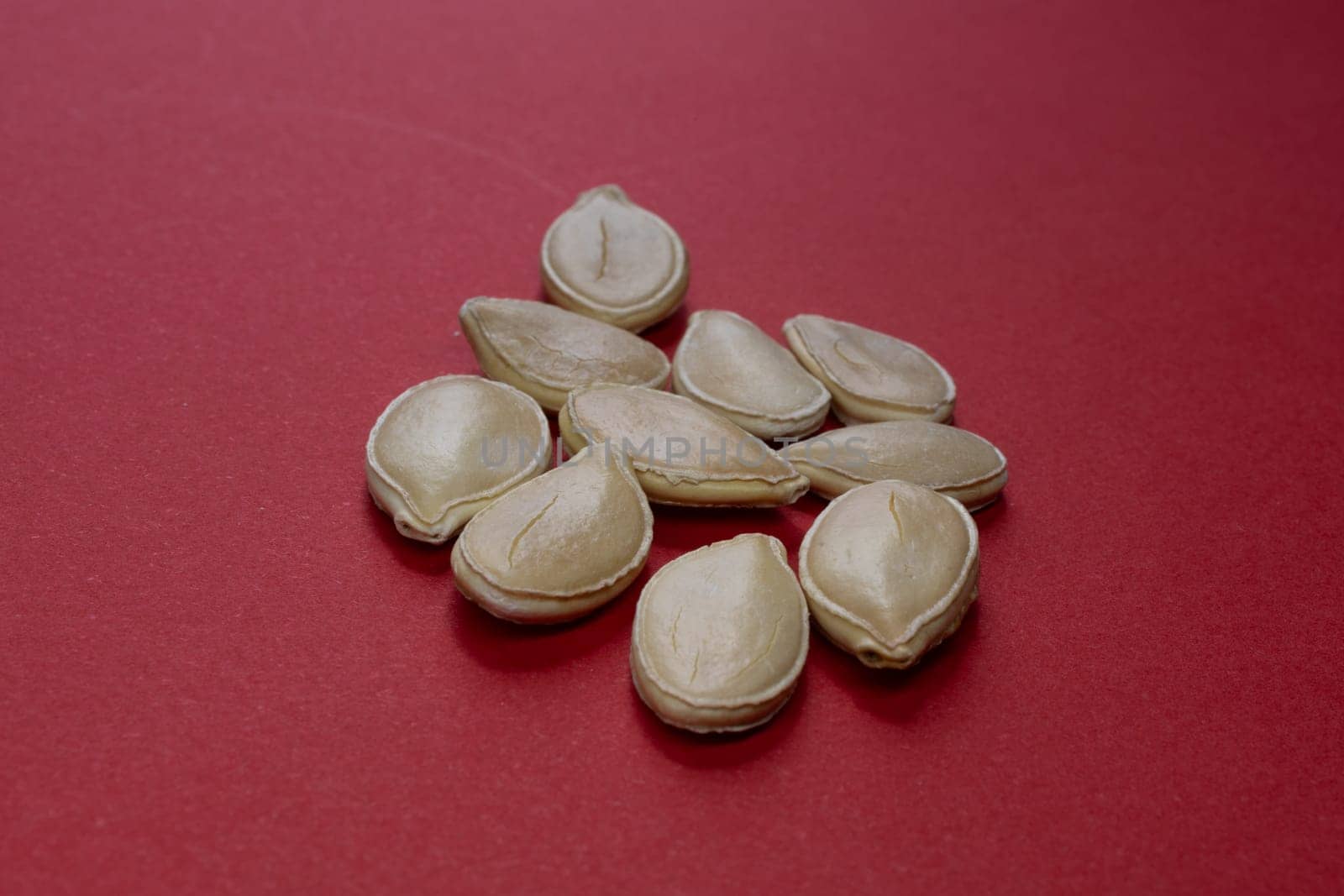 white Shellless pumpkin seeds in a heap