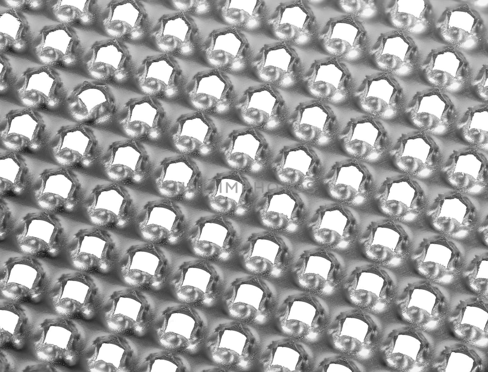 Abstract macro background of a metallic chese grater