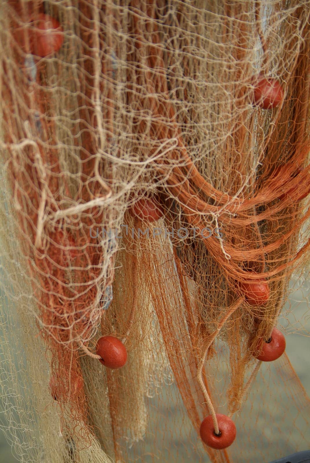 fishing net in port