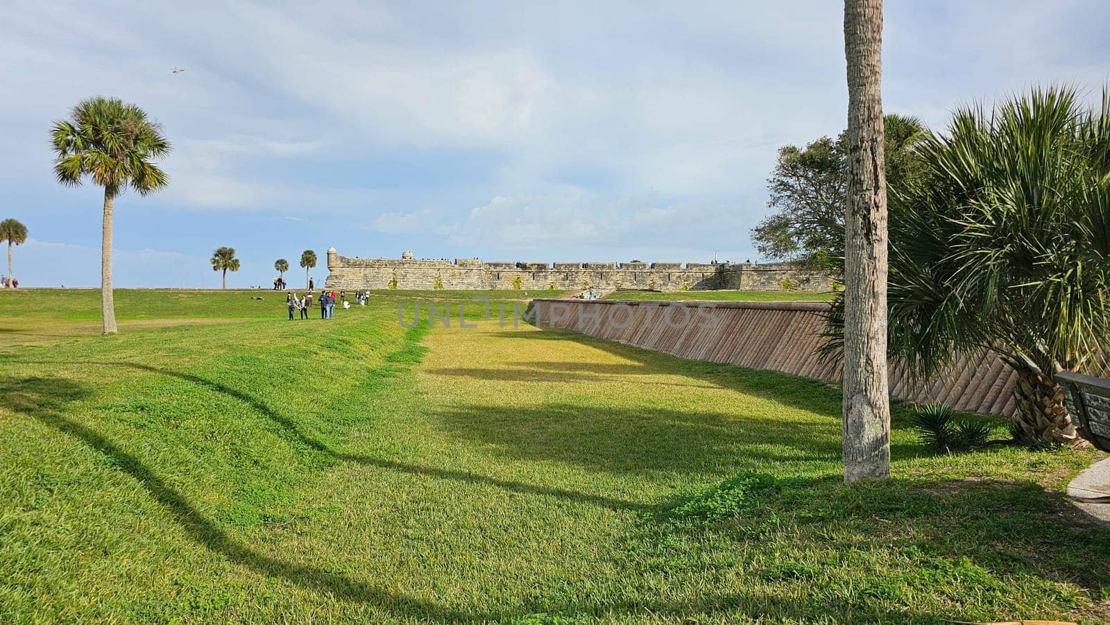 St. Augustine, FL USA - 12.24.2023: Historic Fort Matanzas National Monument, St. Augustine, Florida USA on a Sunny Day