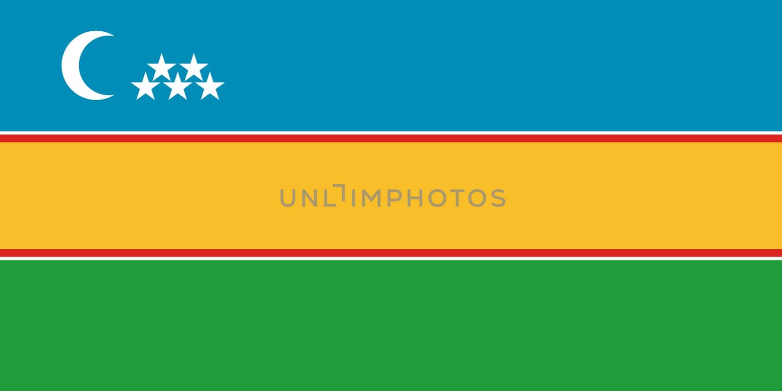 A Republic of Karakalpakstan flag background
