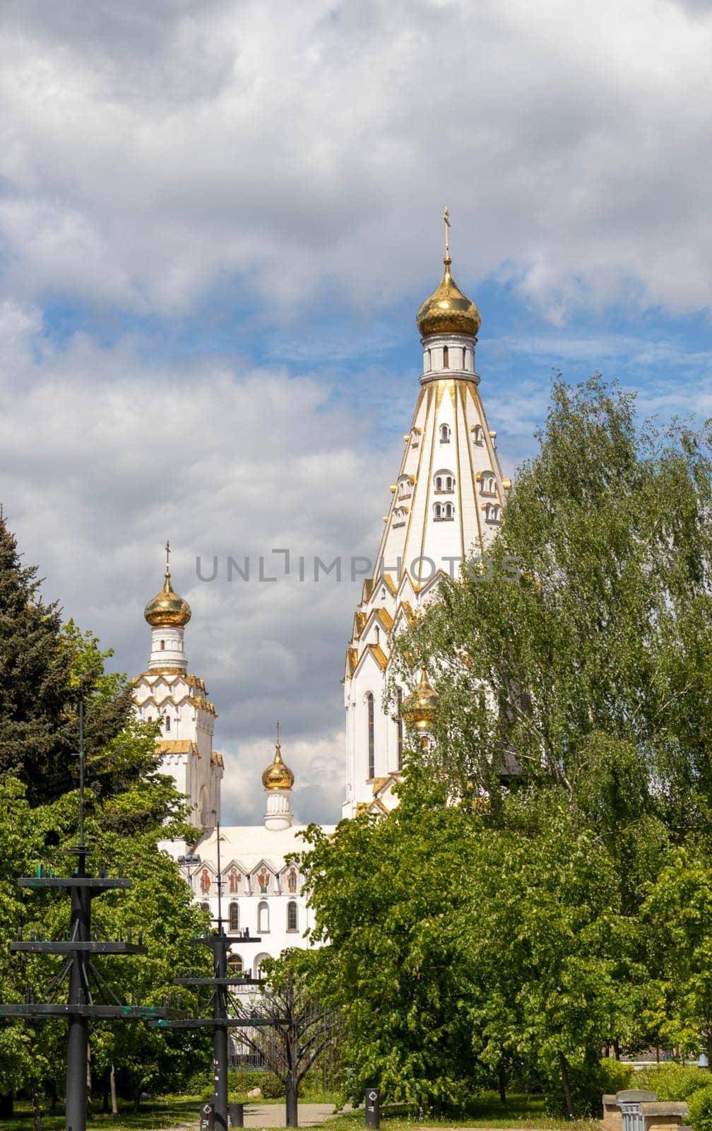 05.05.2025 - Minsk, Belarus. Shot of the church of all saints