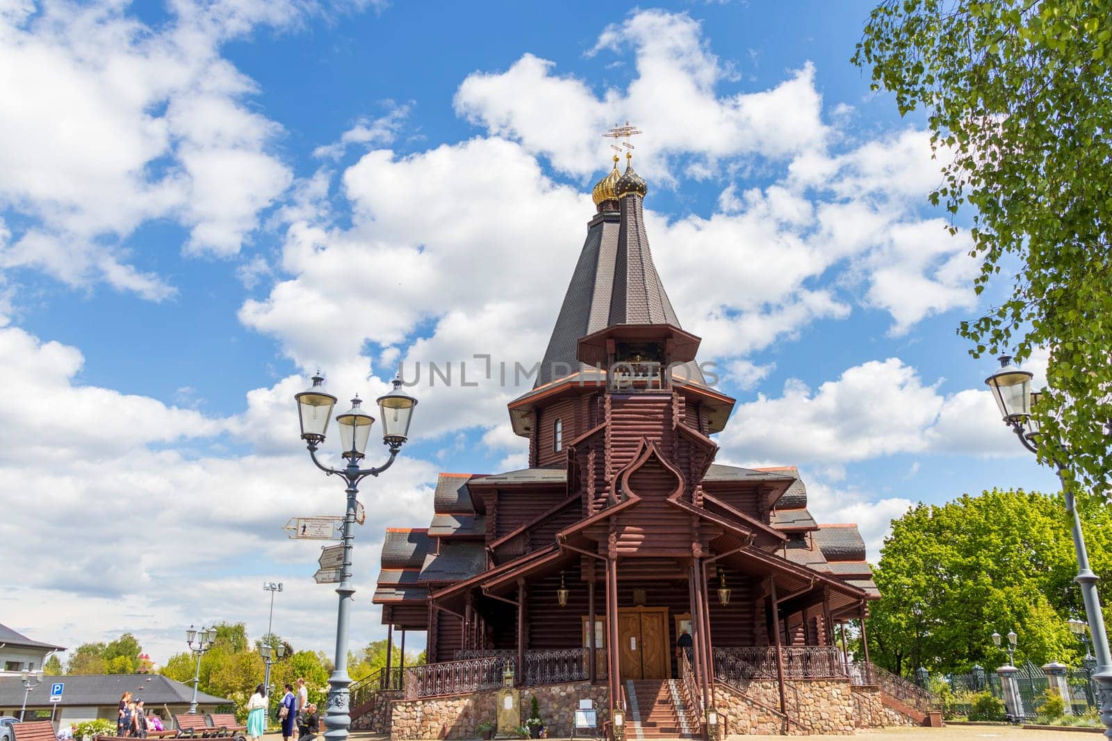 05.05.2025 - Minsk, Belarus. Shot of the holy trinity church