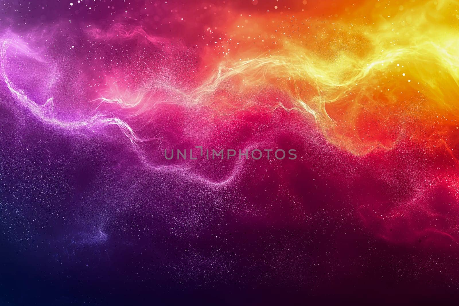 A colorful space background with a purple and orange swirl. The colors are bright and vibrant, giving the impression of a lively and energetic atmosphere