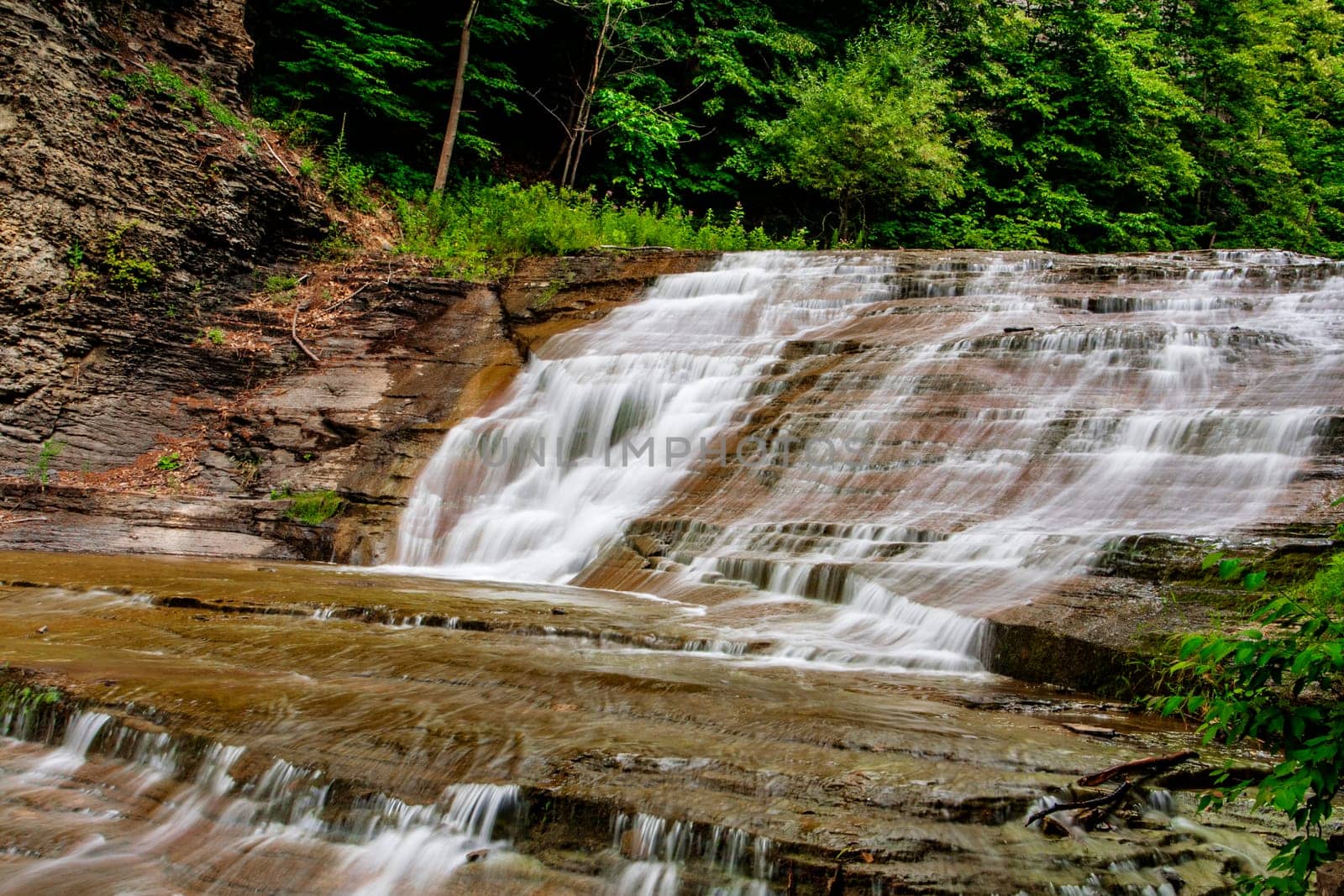 Views at Buttermilk Falls State Park, New York