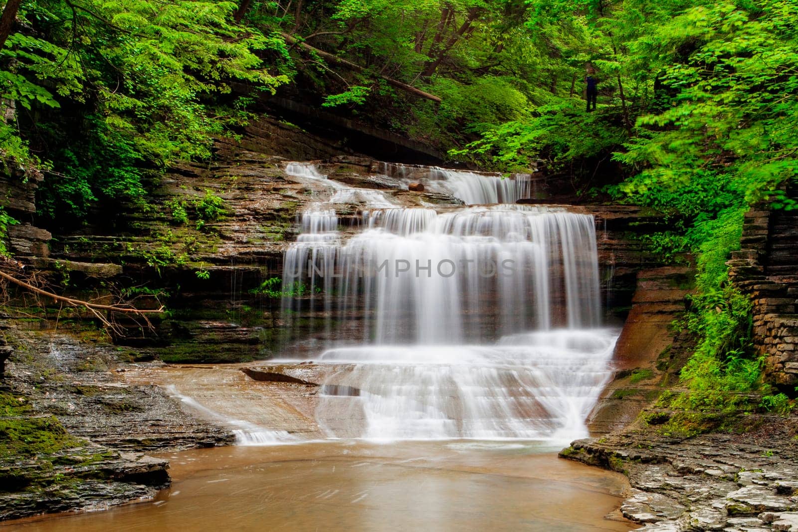 Views at Buttermilk Falls State Park, New York