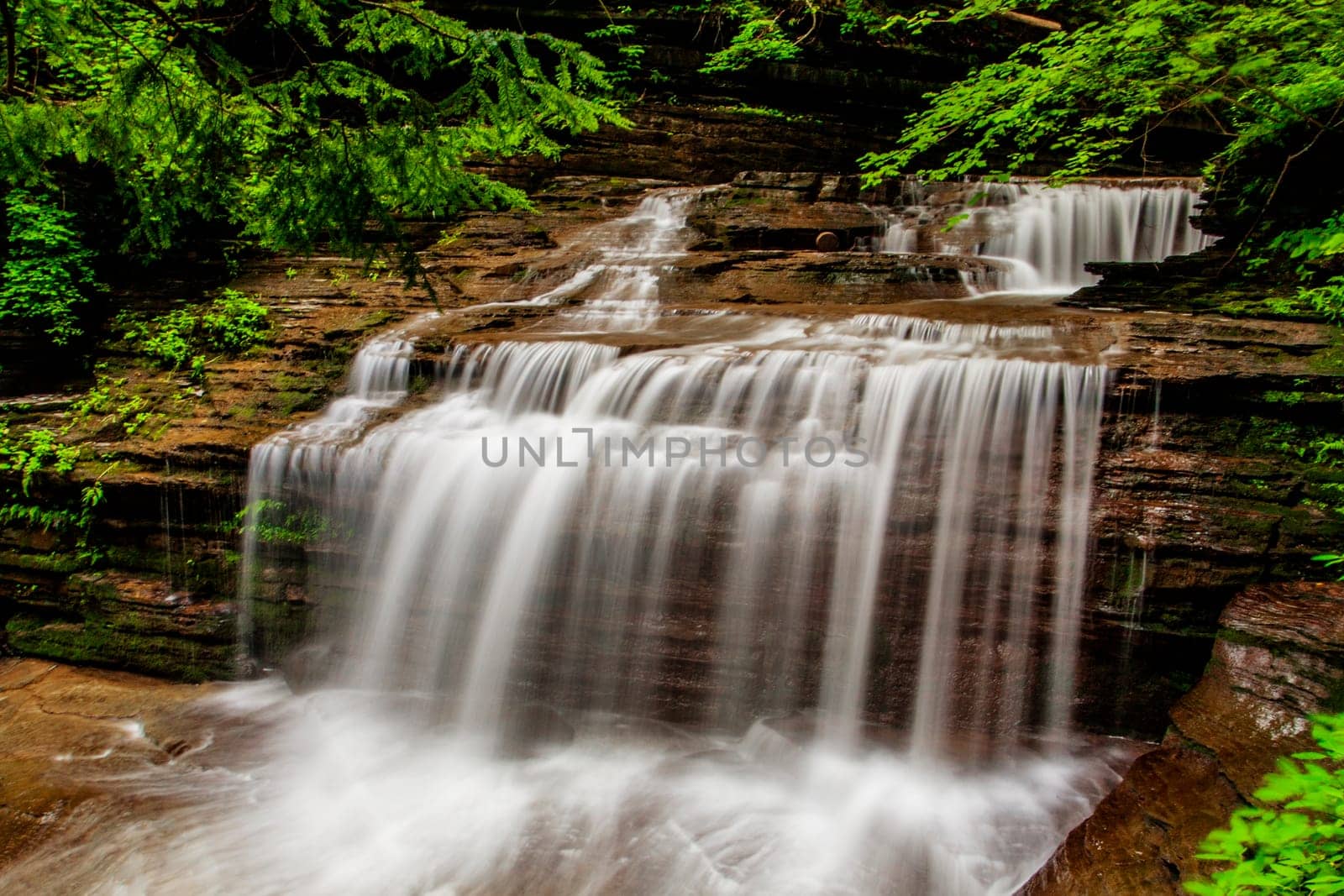Views at Buttermilk Falls State Park, New York