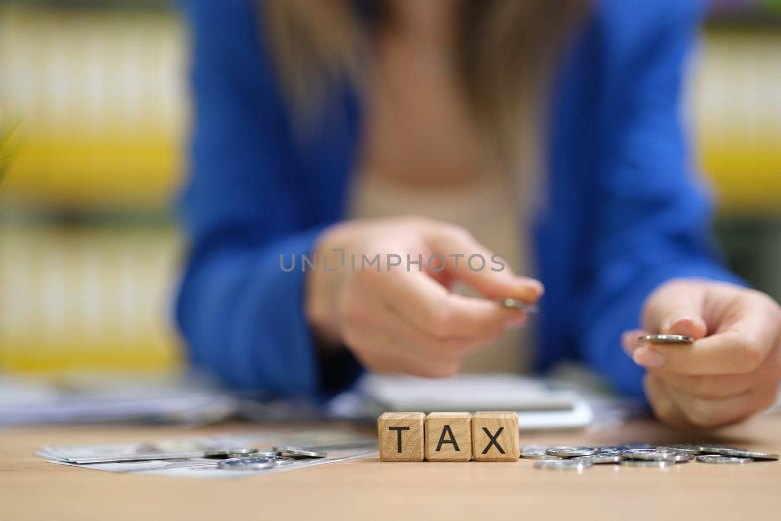 A closeup image featuring various taxrelated items that highlight preparation for effective financial planning