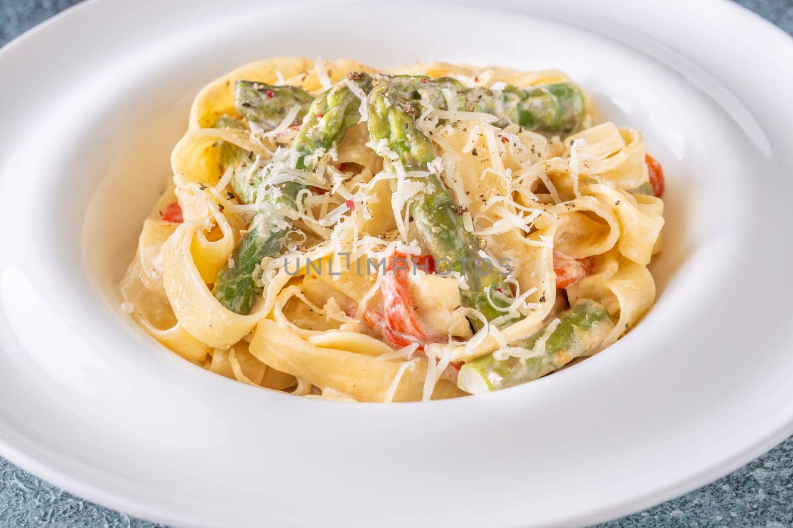 Silky noodles wrapped in sauce, crisp vegetables and cheese complete this comfort dish