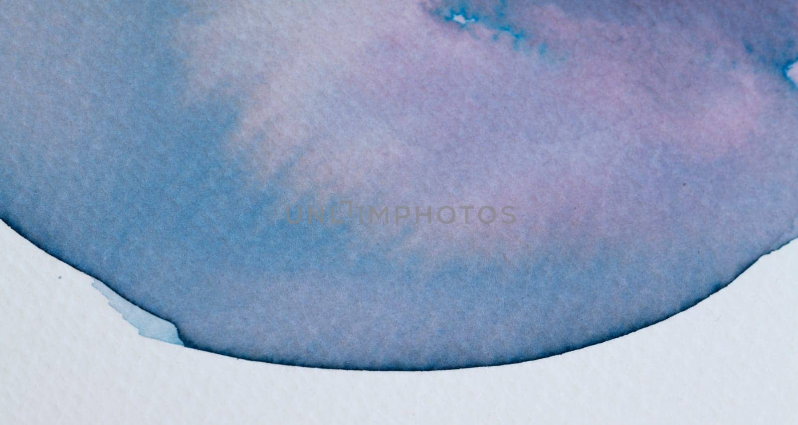 Fluid strokes of watercolor capture a gentle mix of blue and pink tones, creating a tranquil ambiance. The artwork evokes a sense of peace, making it perfect for relaxation or contemplation.