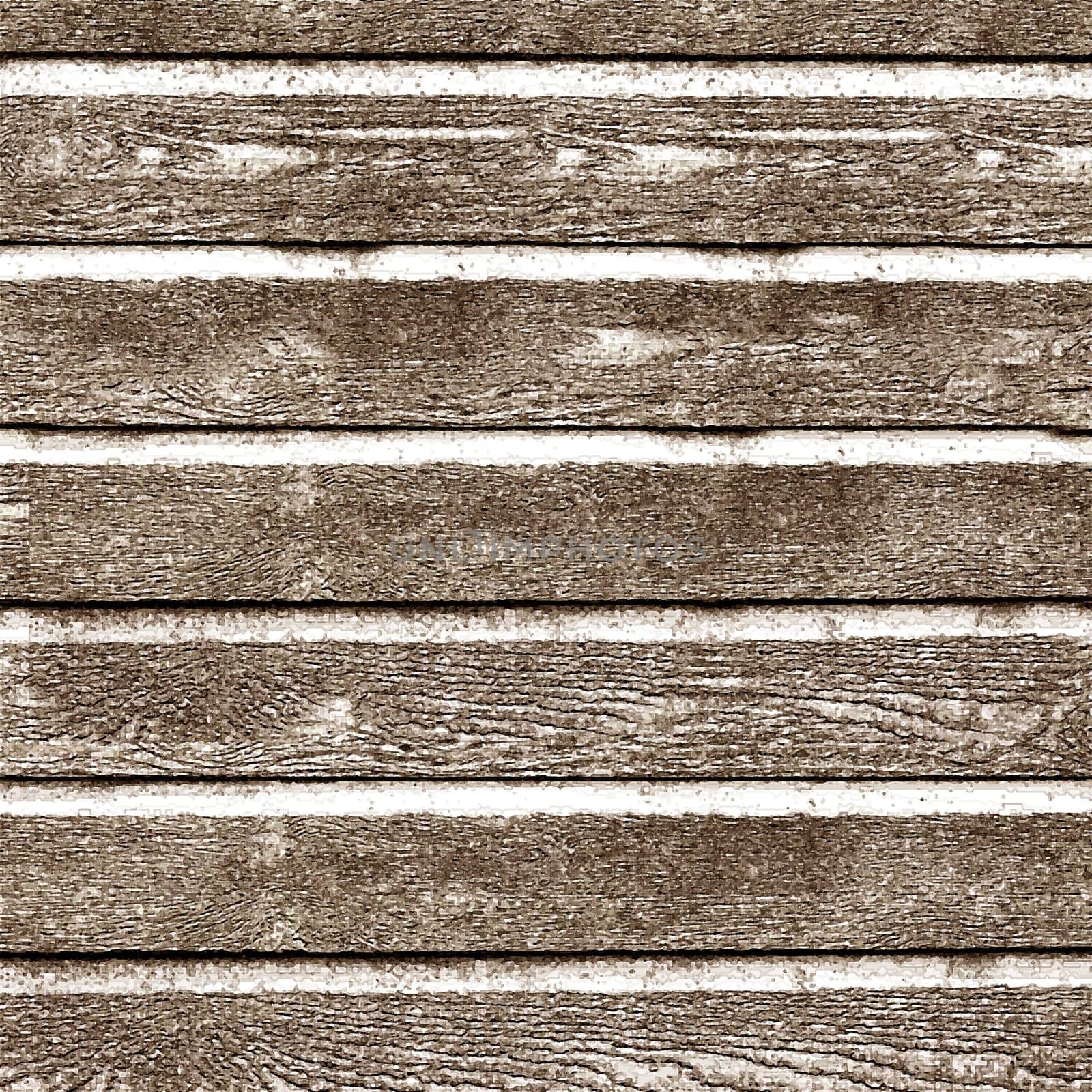 Close-up view of weathered wooden planks showcasing natural grain and texture, creating a rustic and textured backdrop