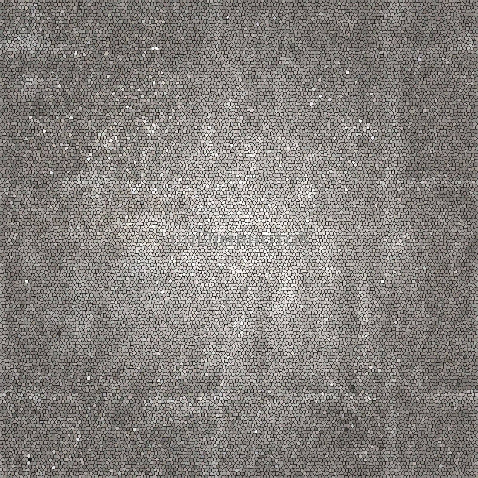 Intricate stained glass mosaic texture in shades of gray, forming a beautiful backdrop for various design projects