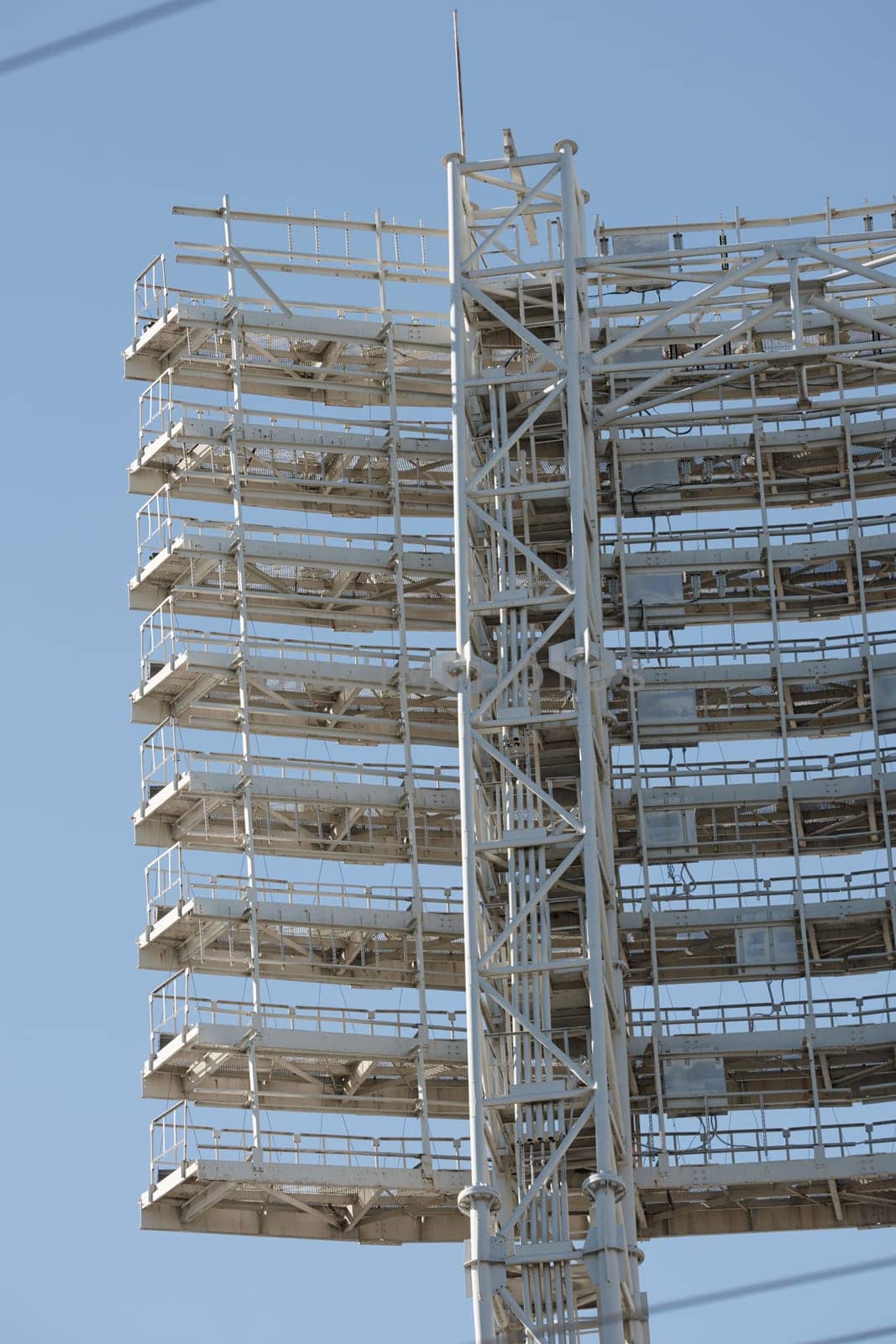 lighting devices for stadium lighting. High quality photo