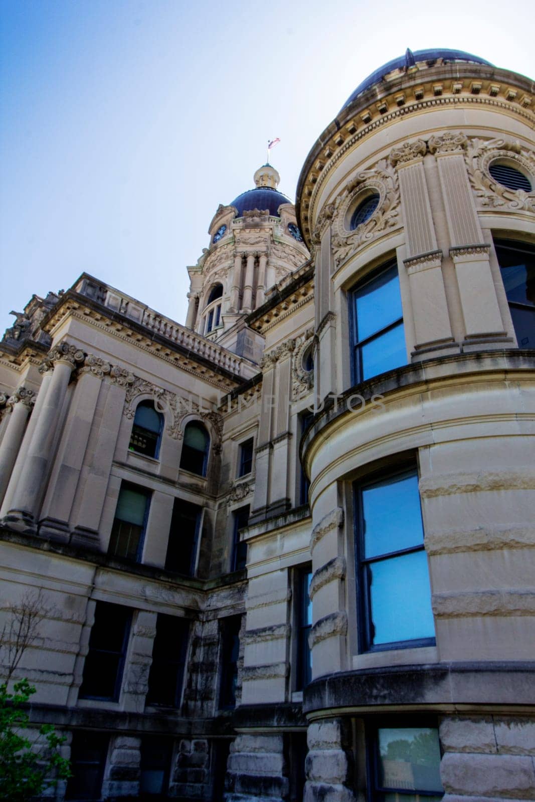 View of the Old Vanderburgh County Courthouse, Evansville, Indiana