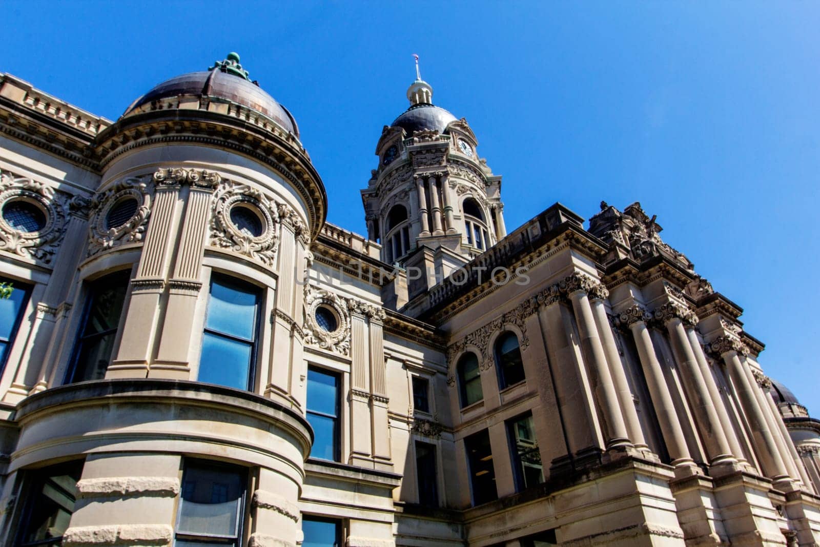 View of the Old Vanderburgh County Courthouse, Evansville, Indiana