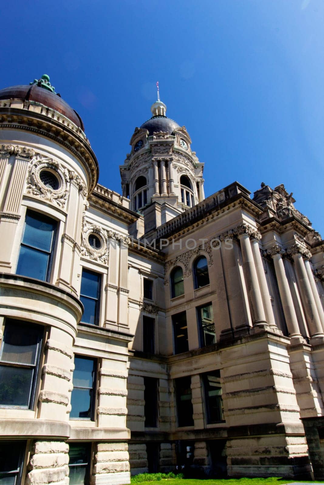 View of the Old Vanderburgh County Courthouse, Evansville, Indiana