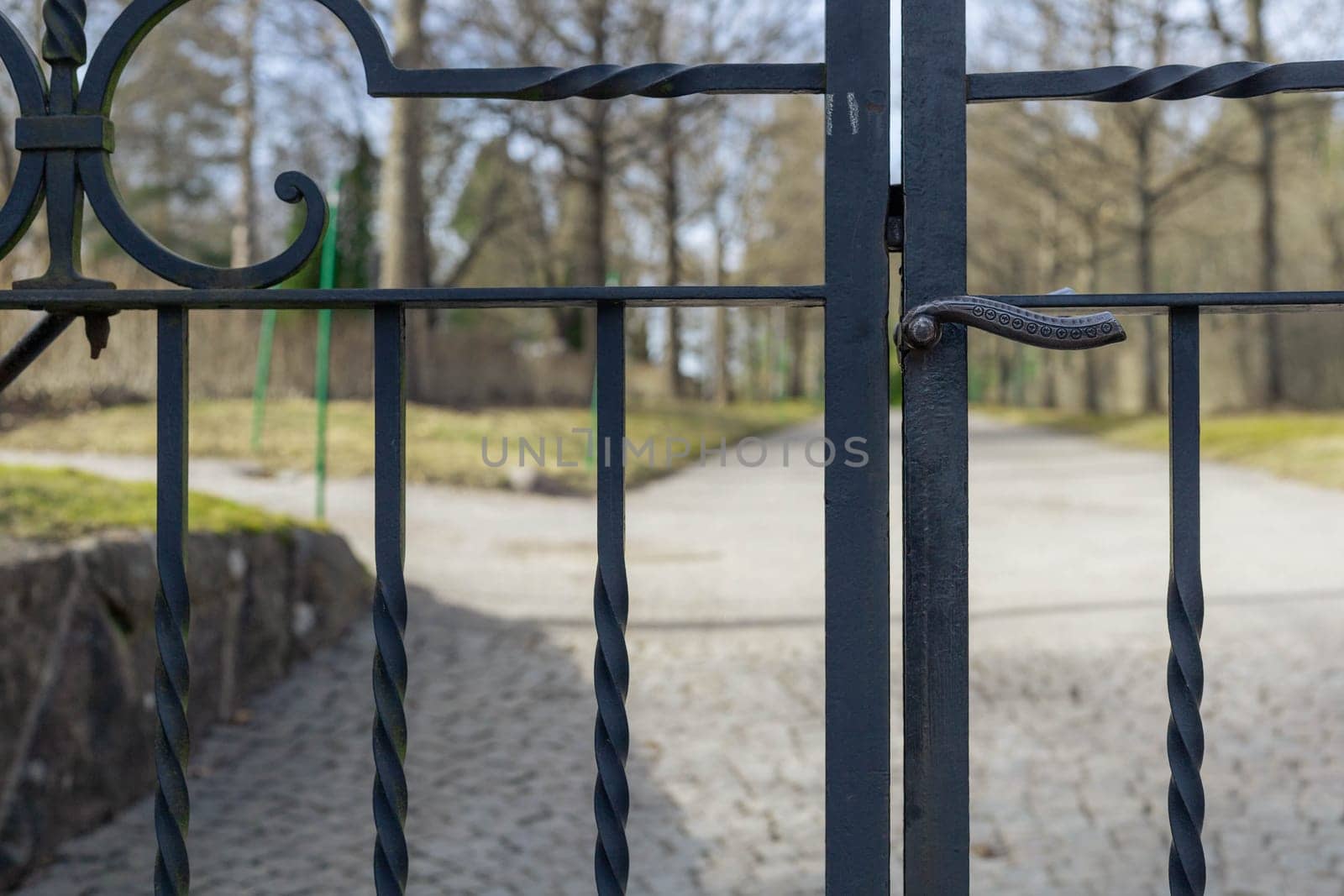 A peaceful Lutheric cemetery in Finland, door to the medieval stone church.