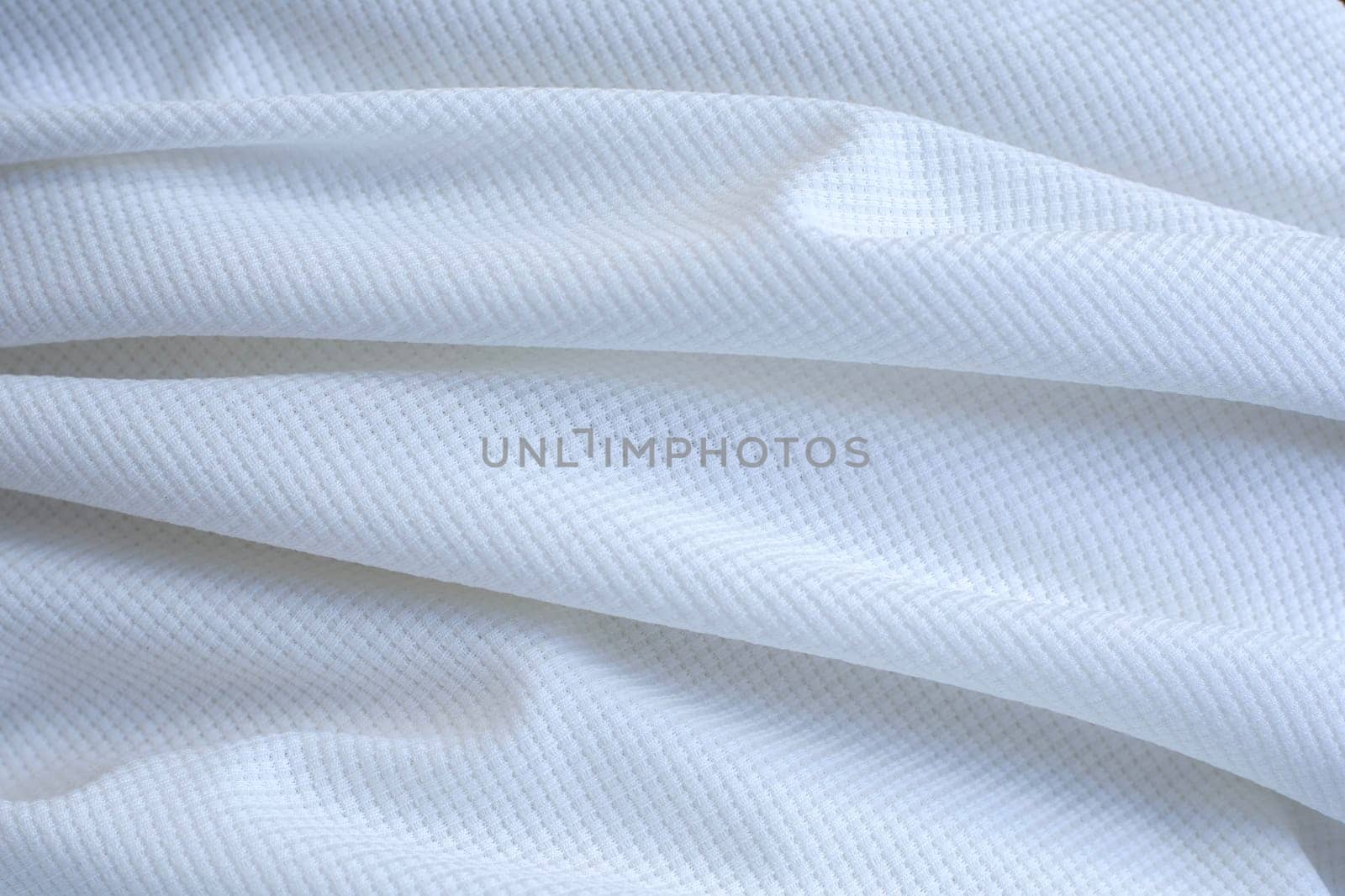 White fabric textile background structure. High quality photo