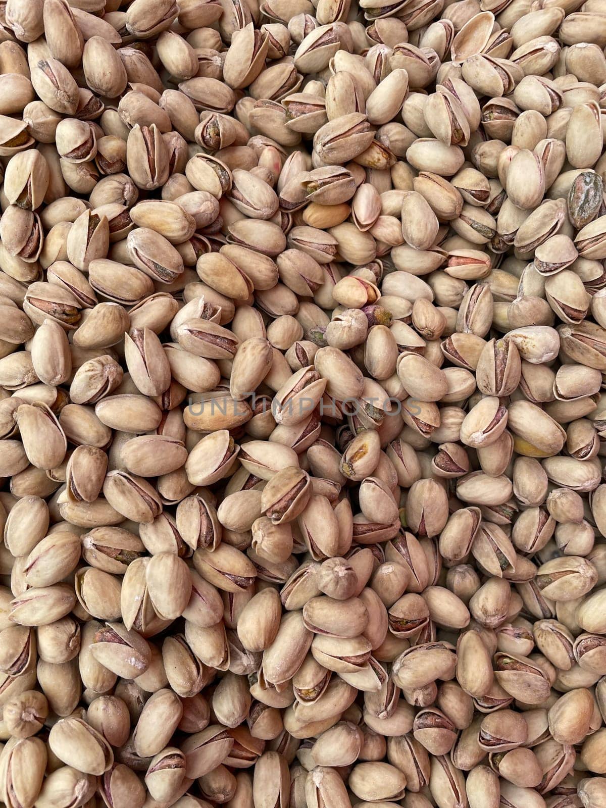 lots of nuts pistachio for cooking as background