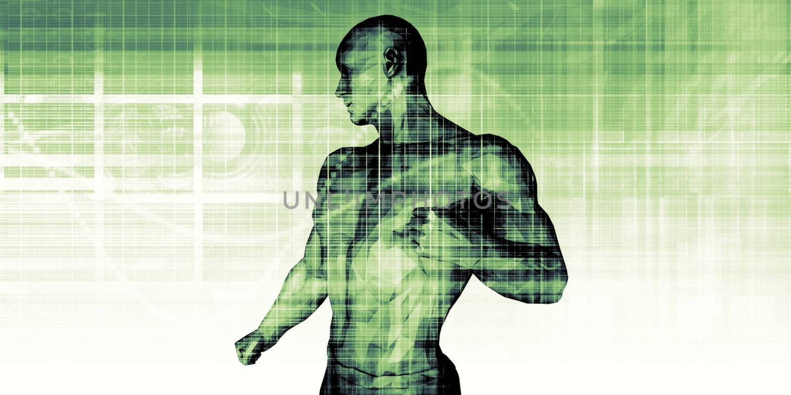 Sports Fitness Concept as a Abstract Background