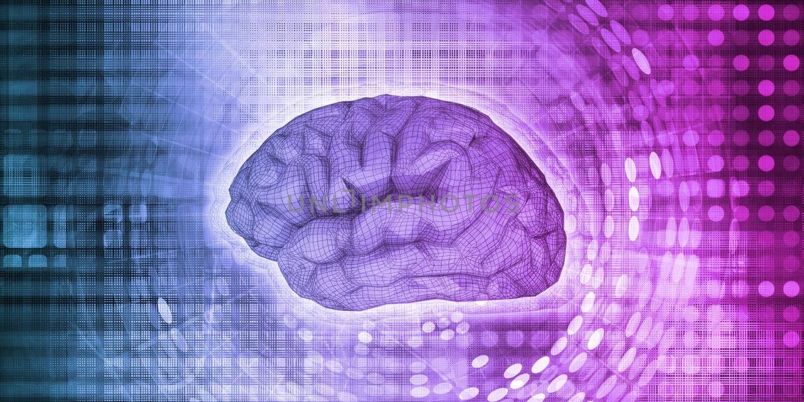 Wired Brain Artificial Intelligence Machine Learning Concept