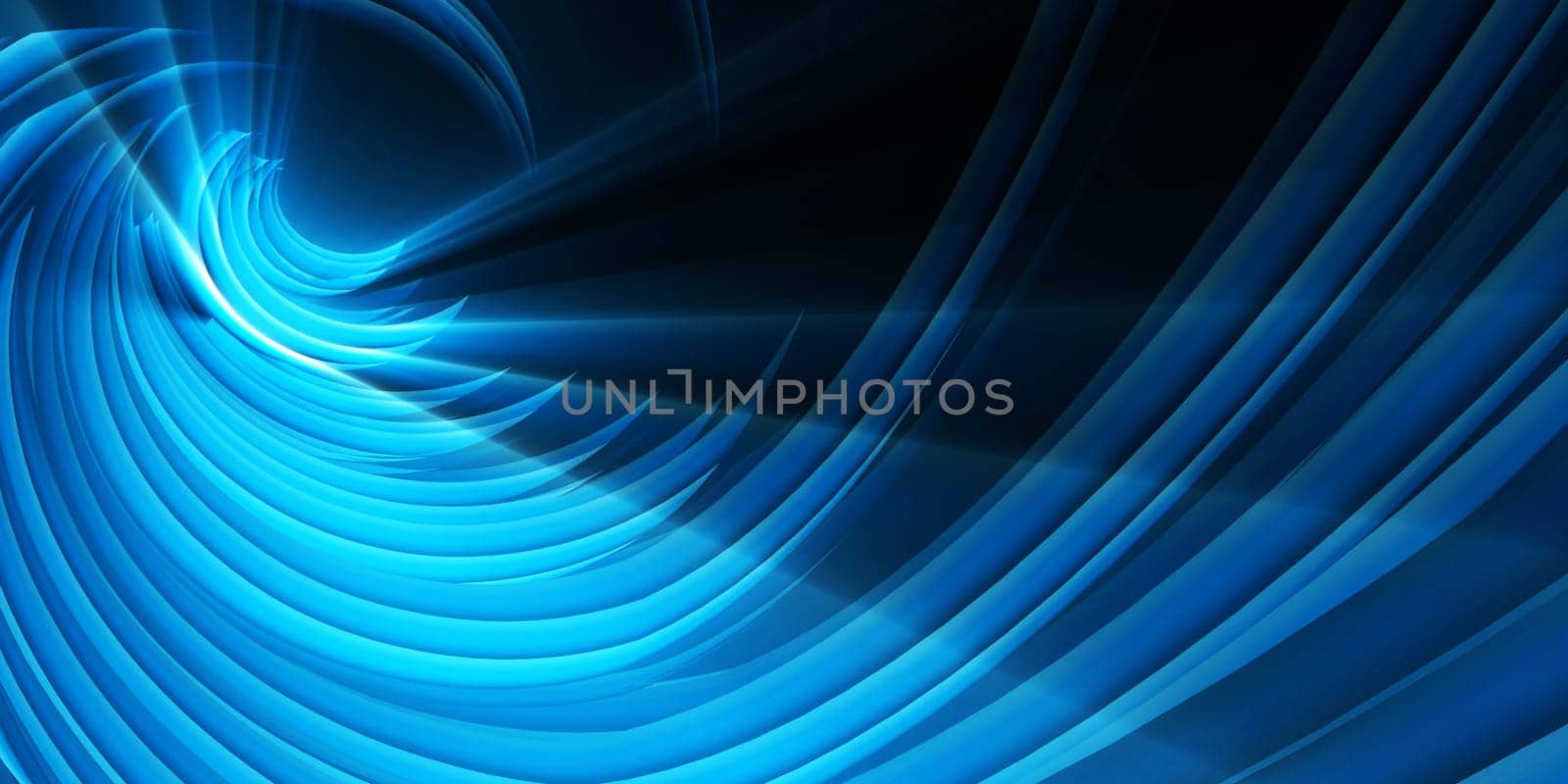Futuristic Abstract Design Color Art with Spheres