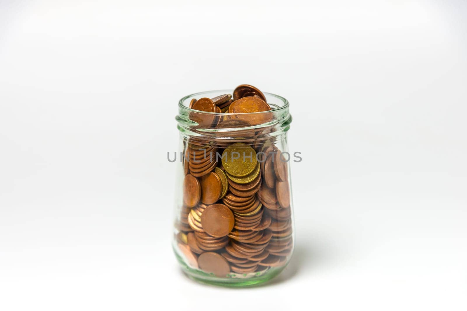 Save money and account banking for finance concept, Piggy bank with coin on blurred background, Save Monney for Investors Using Internet to Trade Stocks or Trade Fund