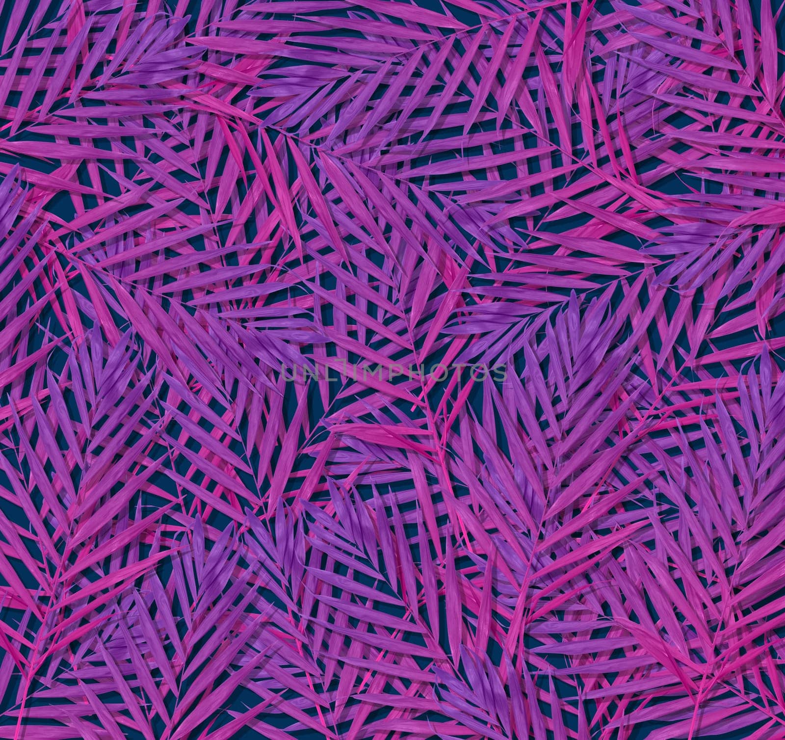Abstract background of purple palm leaves