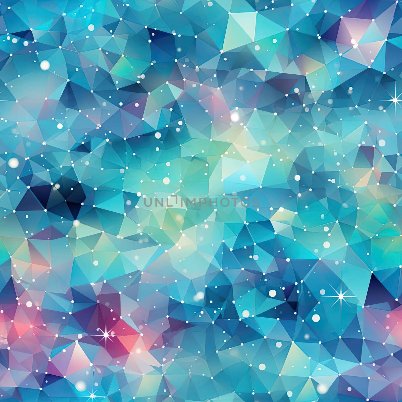 Exquisite geometric pattern with starry sky and delicate textures (tiled)
