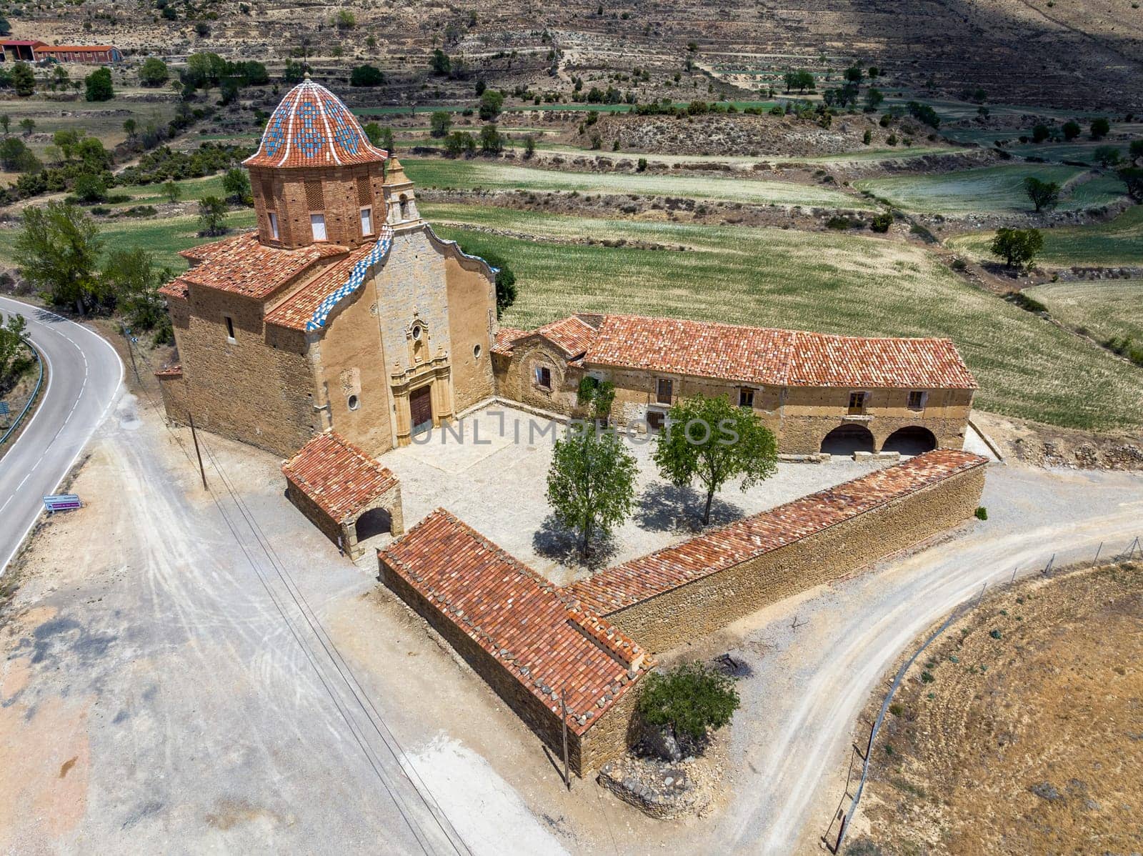 Olocau del Rey in Castellon Ermita de San Marco known as the Cathedral of the Mountains, Spain