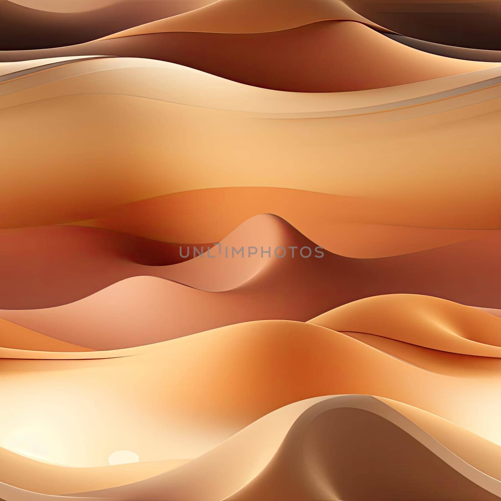 Realistic desert scenery with sand dunes and water (tiled)