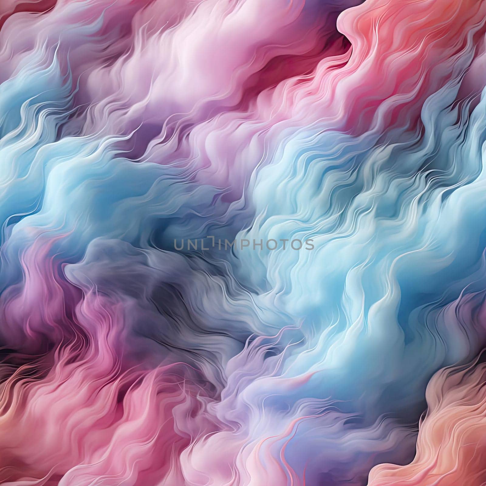 Multicolor textured abstract cloud background with wavy lines (tiled)