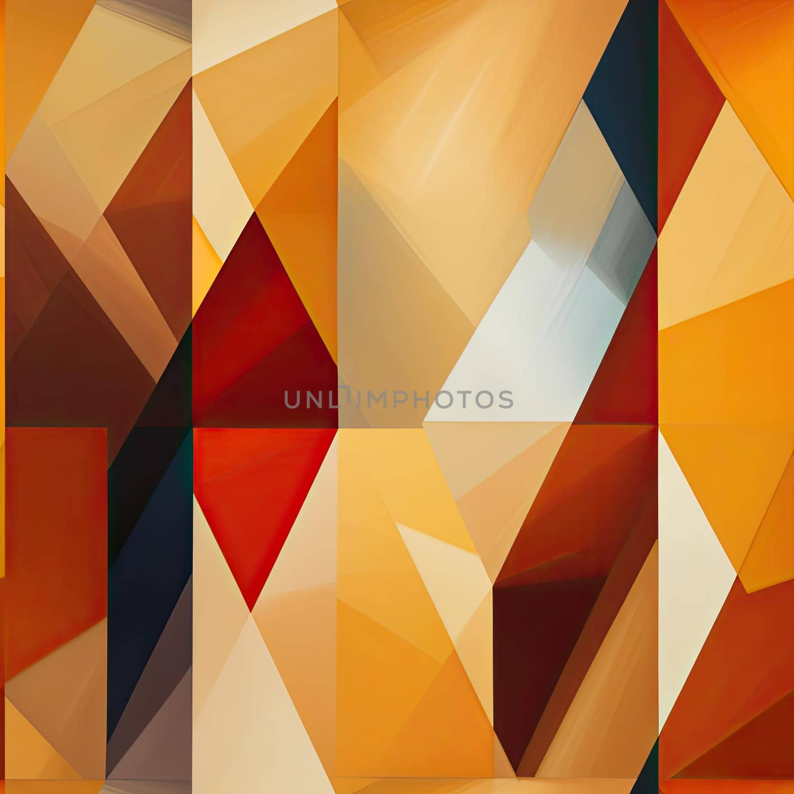 Abstract triangles in orange, maroon, and amber color scheme (tiled)