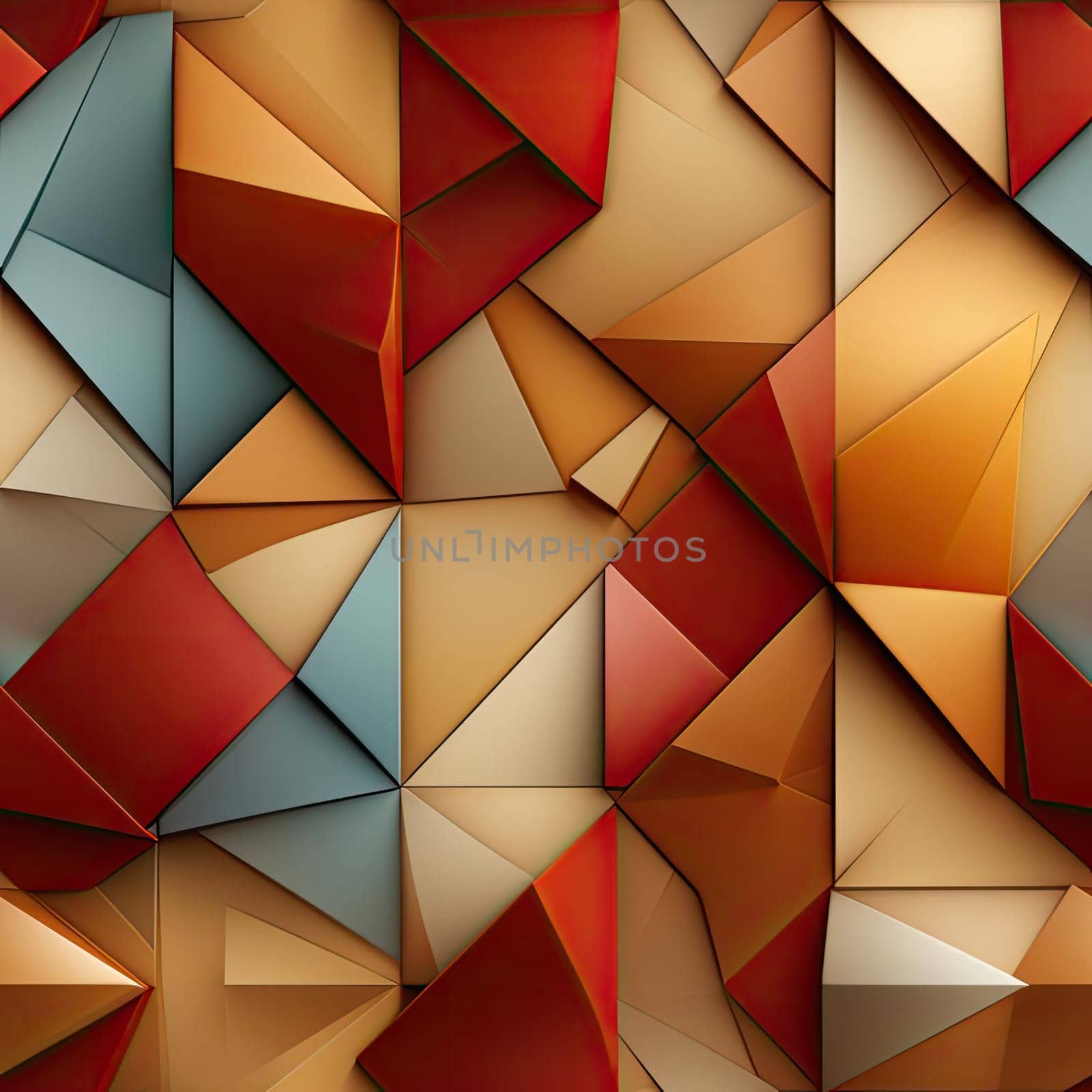 Intricate geometric patterns with earthy color schemes (tiled)