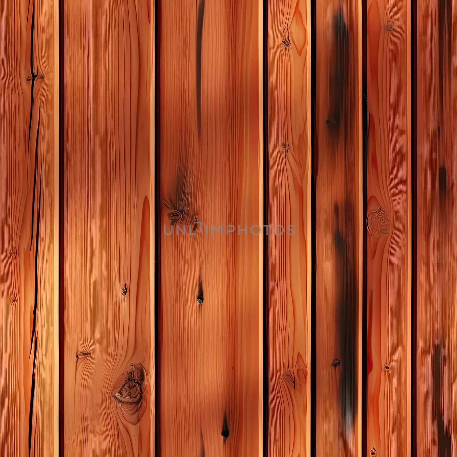 Burned and textured wooden panel background with realistic rendering (tiled)