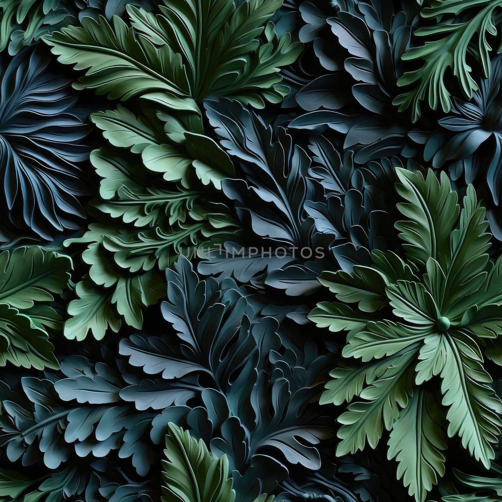 Exquisite 3D paper waves in vibrant colors on dark background (tiled)