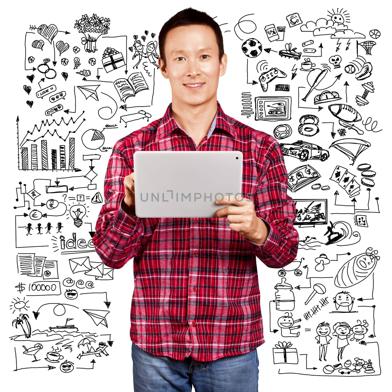 Young man life concept, lifestyle, sport, love, family, relations and children