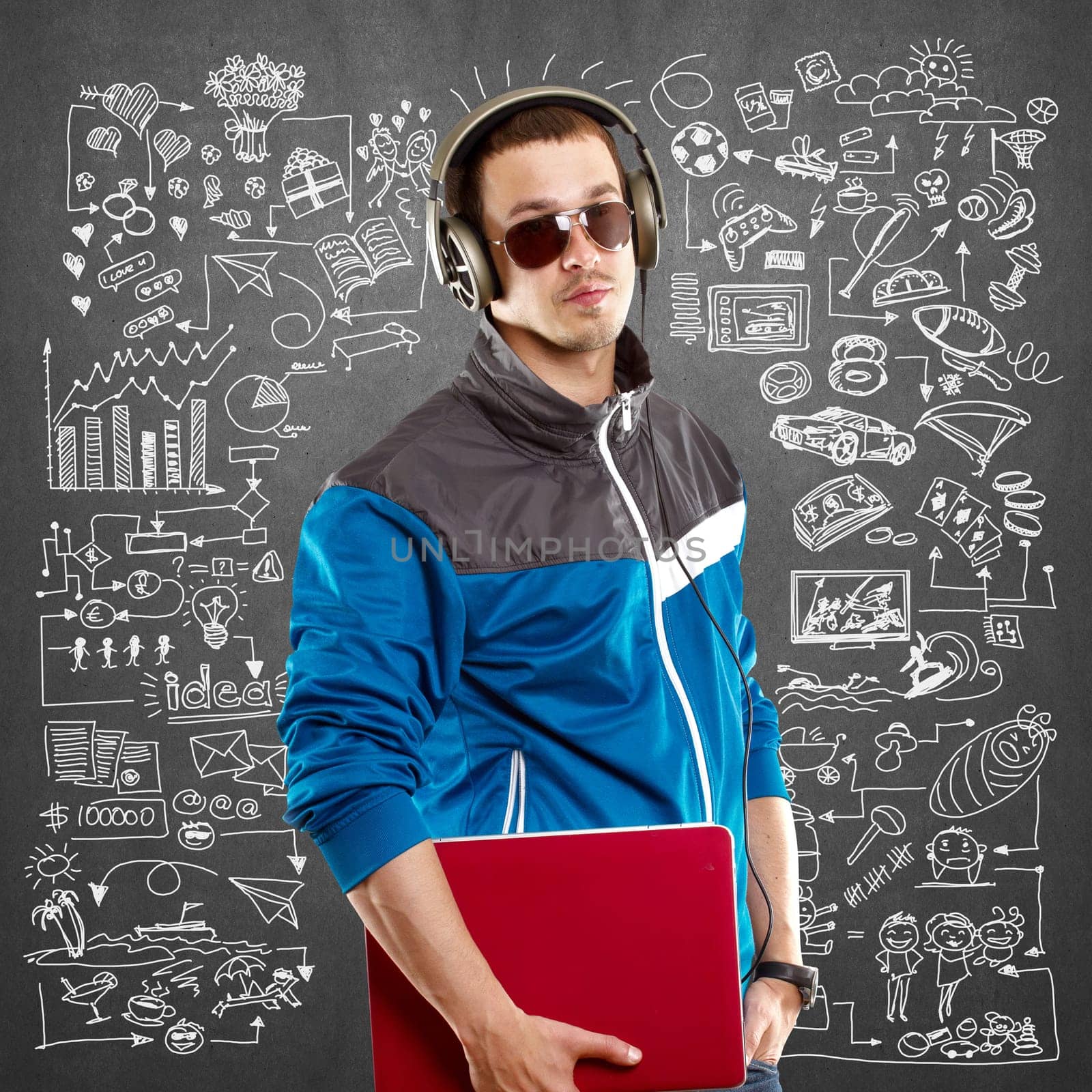 Young man life concept, lifestyle, sport, love, family, relations and children
