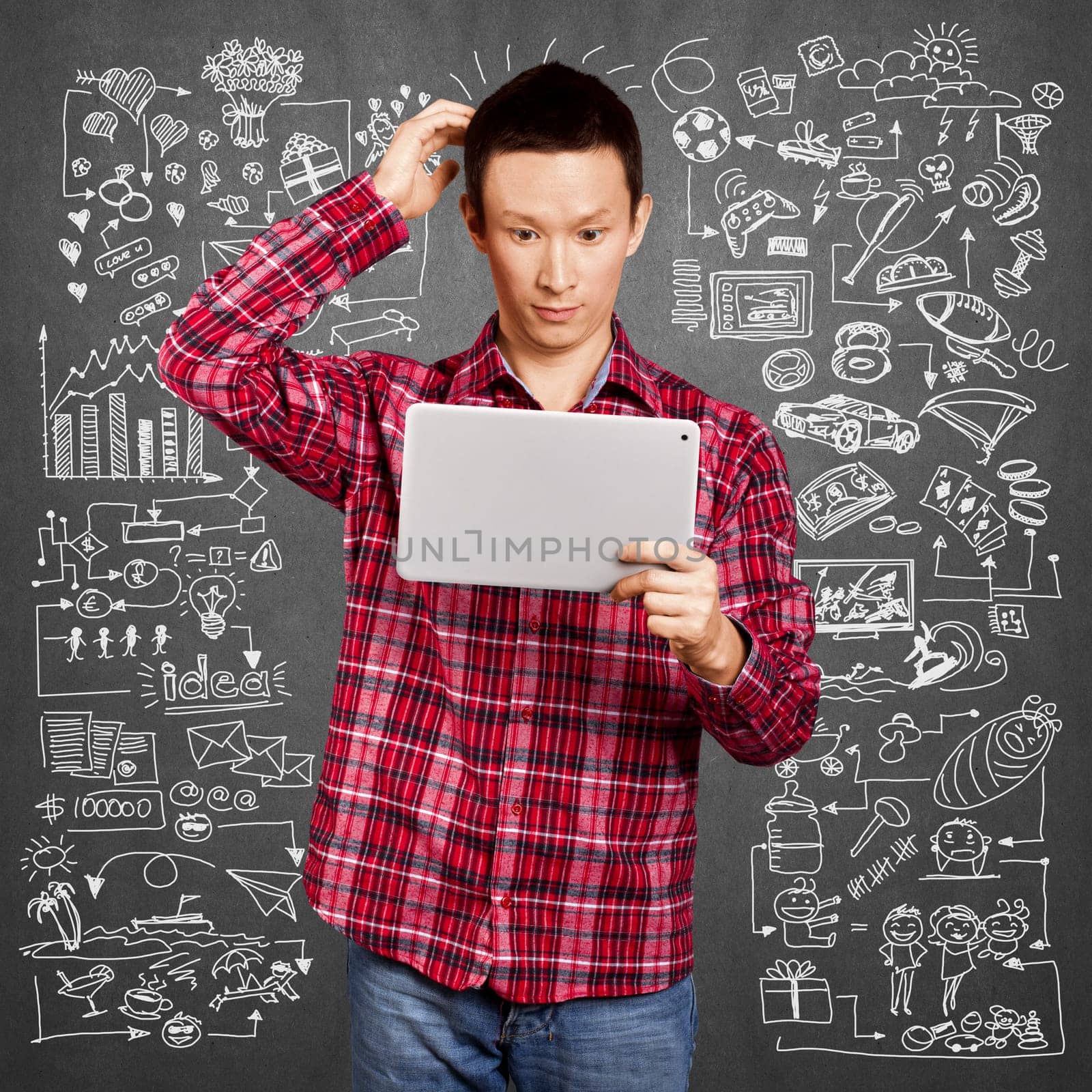 Young man life concept, lifestyle, sport, love, family, relations and children