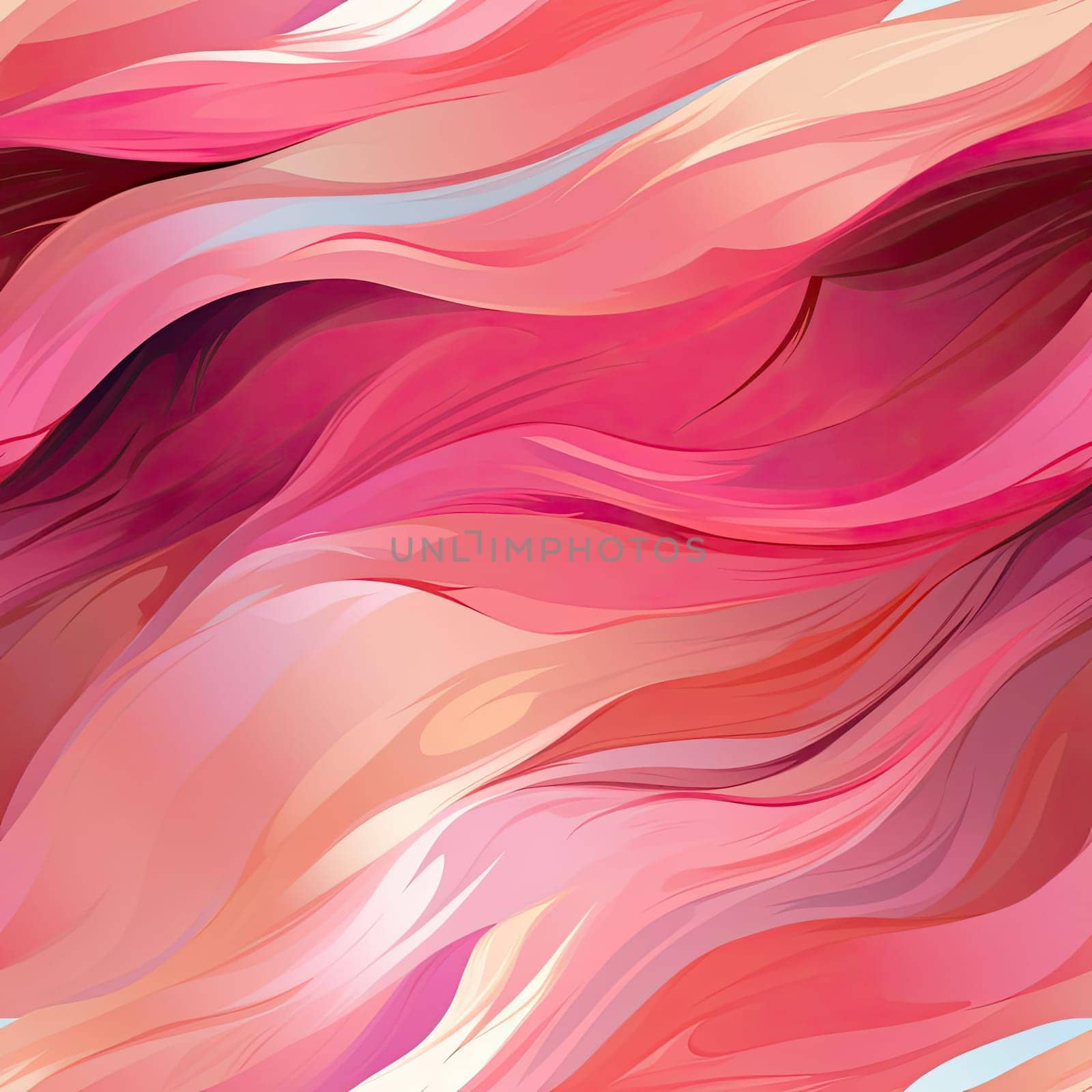 Multicolored abstract wallpaper with pink and blue waves and attention to texture (tiled)