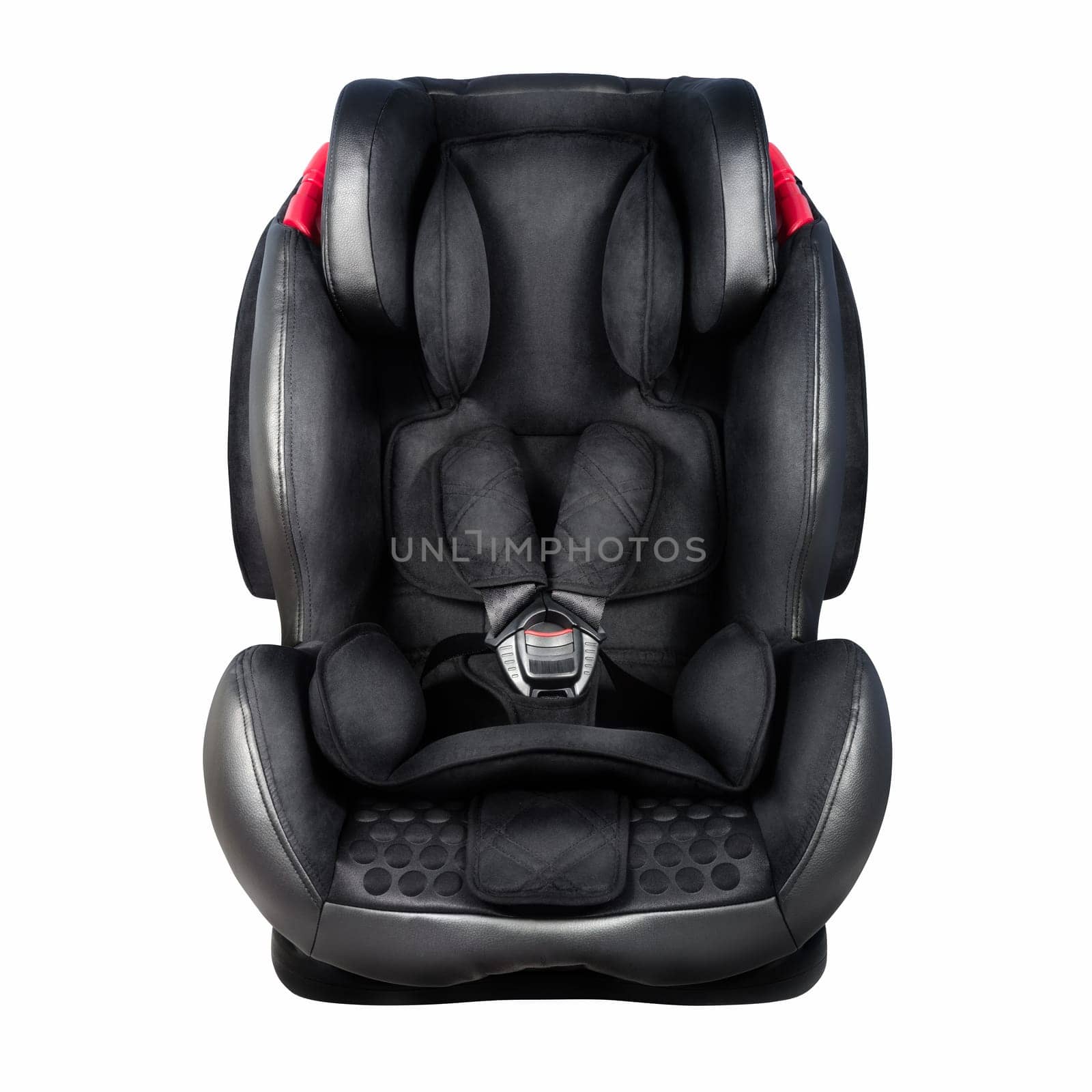 Child safety seat. Baby car seat isolated on white background with clipping path