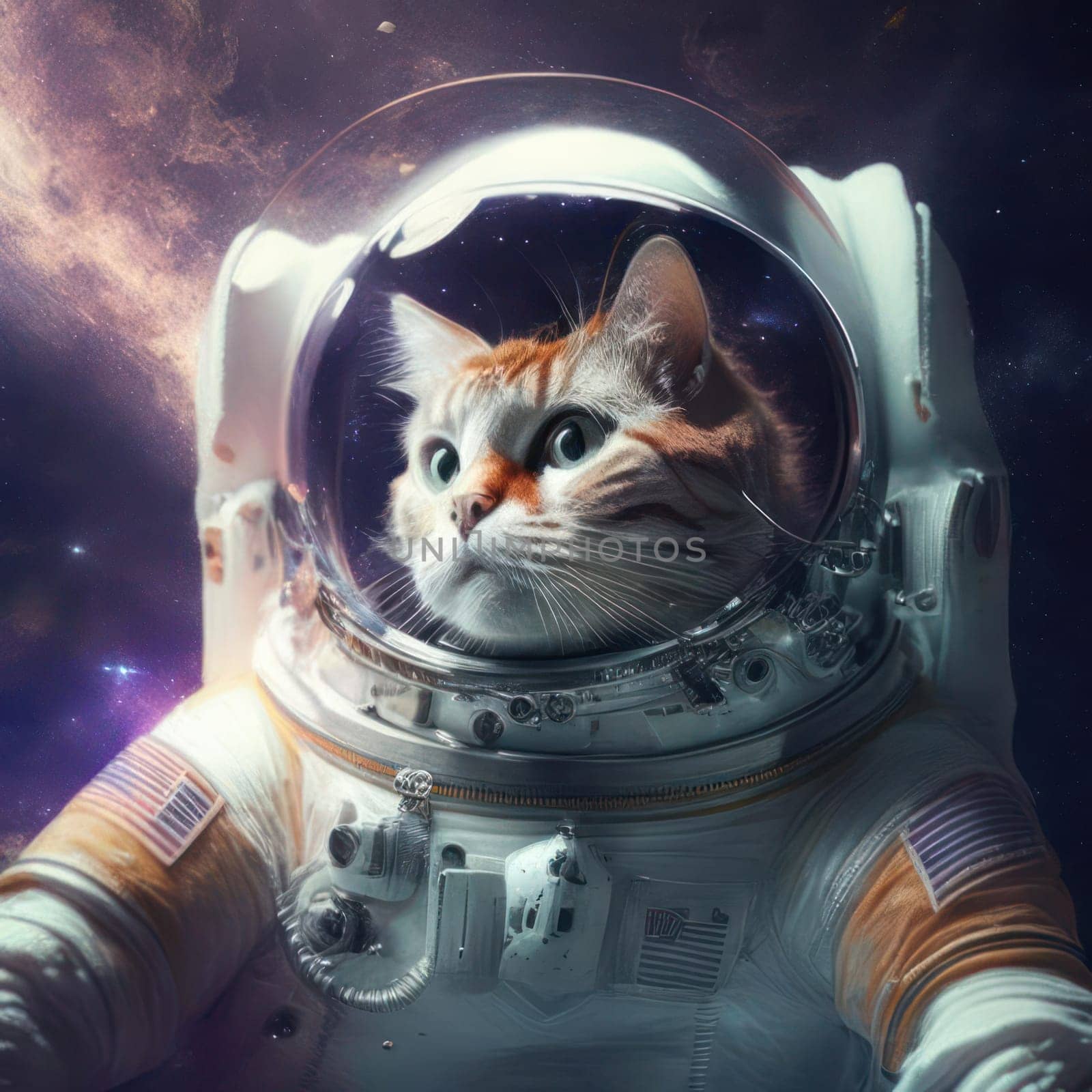 space cat. Image created by AI