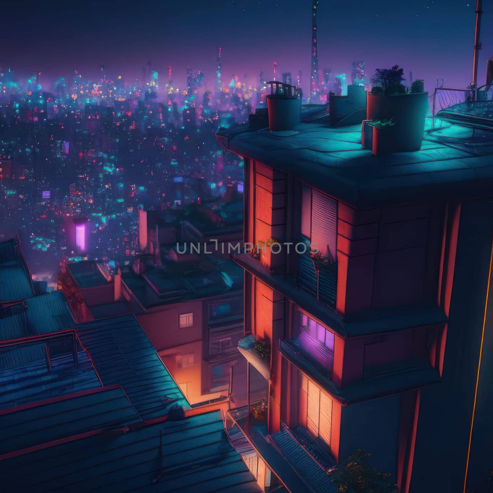 A view of the city. Image created by AI